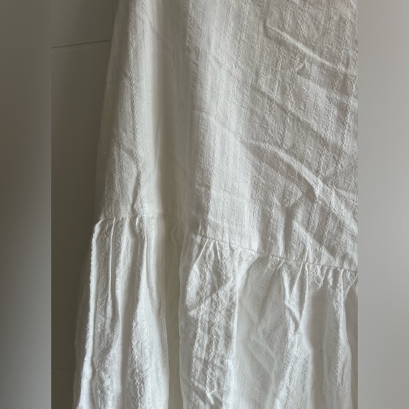 Listicle White Babydoll Mini Dress - L NWT - Picture 7 of 11